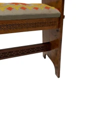 Swedish Mid-Century Modern Ash Small Bench or Stool, 1960s